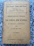 The school for scandal, Gelezen, Europa overig, Verzenden, L. van der Wal