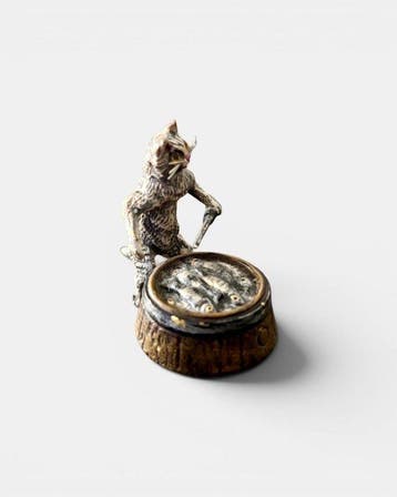 Wiener Bronze - Figuur - Koud geverfd brons, Antiek en Kunst