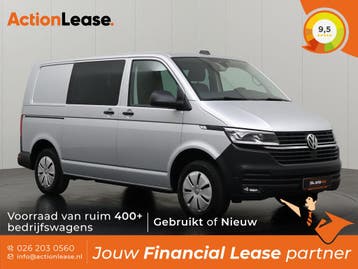 Volkswagen Transporter Dubbel cabine L1 H1 2022 Diesel, Auto's, Volkswagen, Automaat, Zwart, Diesel, Nieuw