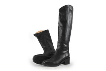 Shabbies Amsterdam Laarzen in maat 40 Zwart, Kleding | Dames, Schoenen, Hoge laarzen, Shabbies Amsterdam, Verzenden, Zwart