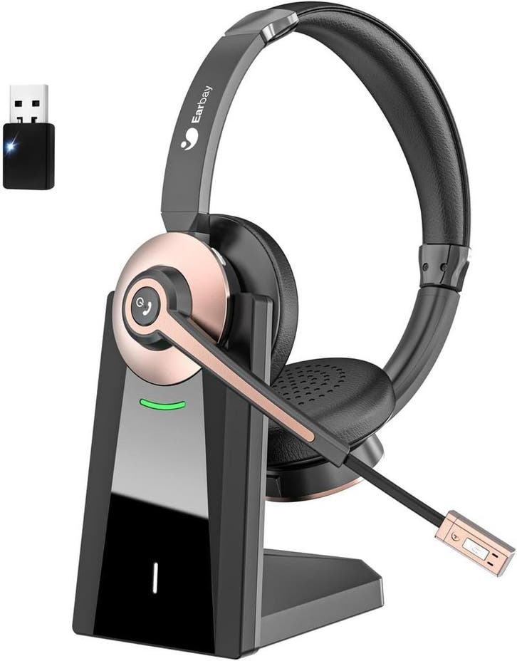 PC Headset met Microfoon | 40% Korting | Zakelijk, Computers en Software, Headsets, Draadloos, Zo goed als nieuw, Over-ear, Ophalen of Verzenden