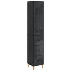 vidaXL Kastenset 2 pcs 33 x 34,5 x 90 cm Bewerkt hout, Huis en Inrichting, Verzenden, Nieuw