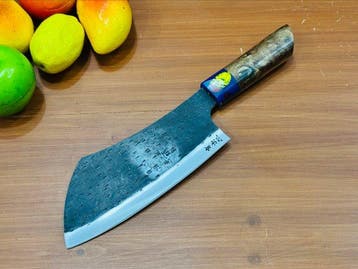 Keukenmes - Cleaver - Handgemaakt D2-staal Japans-stijl Max