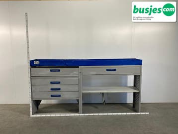 Sortimo alu bedrijfswagen inrichting 2290x360x1165mm (3140), Ophalen of Verzenden