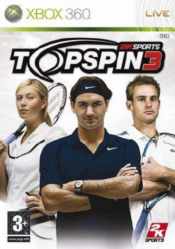 Xbox 360 Top Spin 3, Verzenden, Zo goed als nieuw