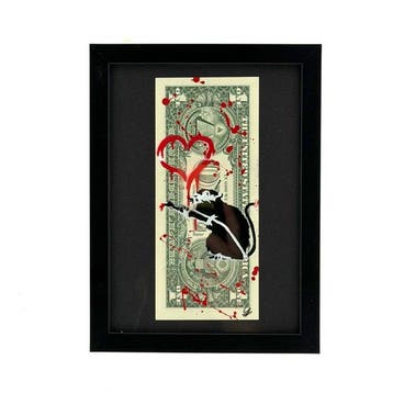 WhyCreationz (XX-XXI) - Banksy Series: Love Rat, Antiek en Kunst