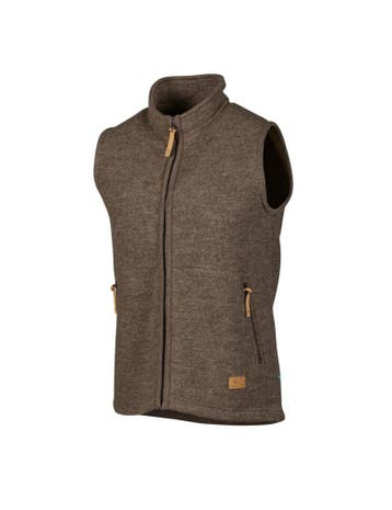 Ivanhoe mouwloos vest NLS Barley Nutmeg voor heren van wo..., Kleding | Heren, Verzenden, Nieuw, Bruin