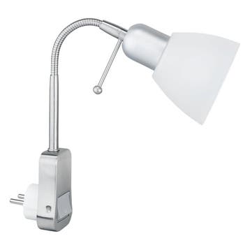 Stopcontact Lamp met Schakelaar - E14 - Stekkerlamp, Ophalen of Verzenden, Nieuw, Overige fittingen, Plafondspot of Wandspot