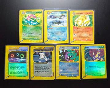 Pokémon - 7 Card - Venusaur Reverse holo - Blastoise Raro -, Nieuw
