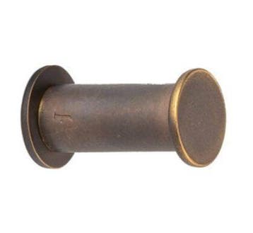 Kapstokhaak Jolie Rieu rond 20 mm antiek brons, Verzenden, Nieuw