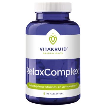 Vitakruid RelaxComplex Magnesiumtauraat & Vitamine D3 30pcs, Ophalen of Verzenden, Nieuw, Overige typen