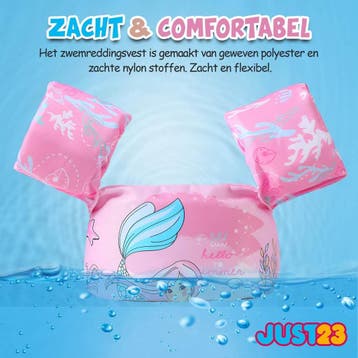 JUST23 Puddle Jumper Zeemeermin - Verstelbare Zwembandjes -, Ophalen of Verzenden, Nieuw
