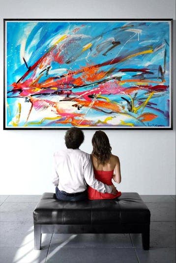 Luc Mora - Colorfull impulse - XXL - No Reserve