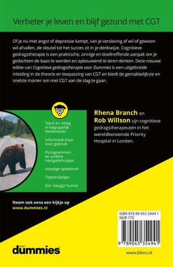 Cognitieve gedragstherapie voor dummies / Voor Dummies, Verzenden, Gelezen, Rob Willson