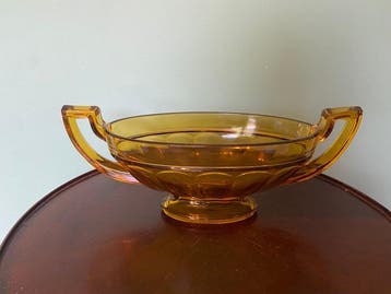 Val Saint Lambert - Fruitschaal - Glas - Coupé-fruitschaal, Antiek en Kunst