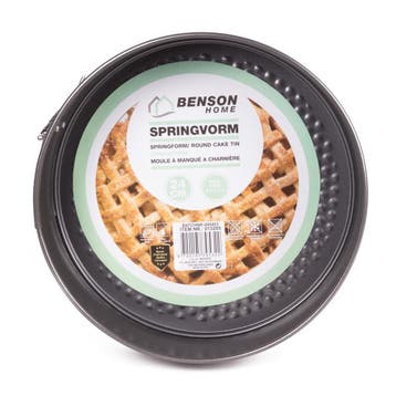 Benson Springvorm - Antiaanbaklaag - Ø 24 cm - Zwart - Ha.., Ophalen of Verzenden, Nieuw