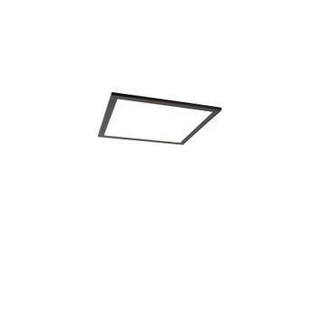 Modern LED paneel zwart 40 cm incl. LED - Liv, Huis en Inrichting, Lampen | Plafondlampen, Verzenden, Nieuw, Kunststof