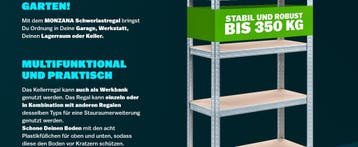 Stellingkast met 5 Planken Set van 2 175x75x30cm 350kg, Verzenden, Nieuw