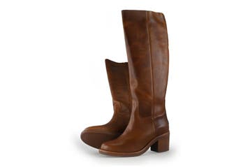 Shabbies Amsterdam Laarzen in maat 40 Cognac, Kleding | Dames, Hoge laarzen, Overige kleuren, Shabbies Amsterdam, Verzenden