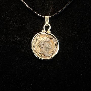 Oud-Romeins Zilver Oud-Romeinse zilveren denarius van