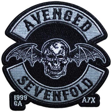 Avenged Sevenfold - Deathbat Crest Cut Out Patch off. merch., Ophalen of Verzenden, Nieuw, Kleding