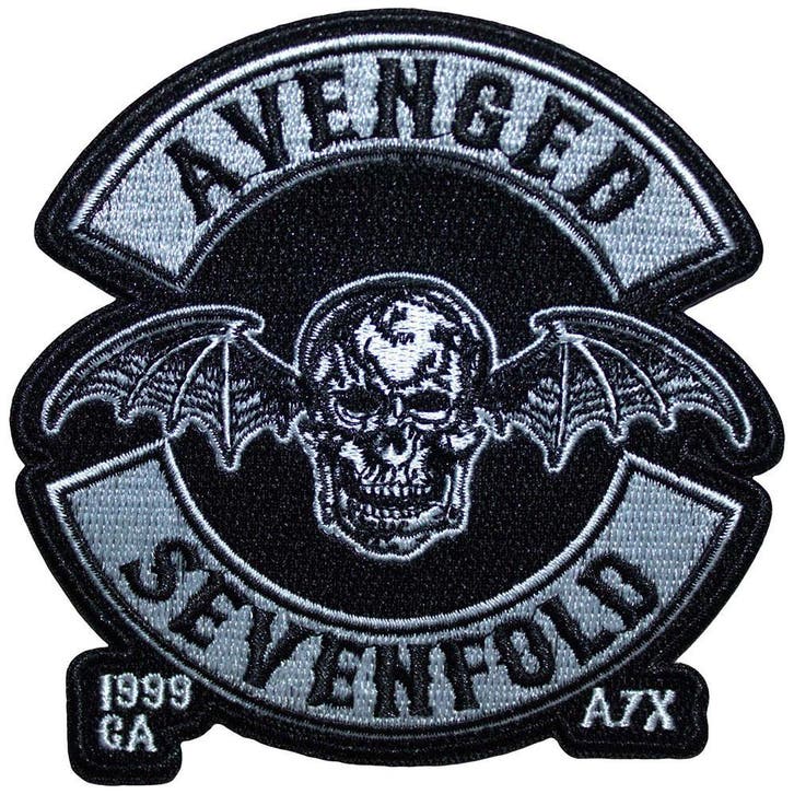 Avenged Sevenfold - Deathbat Crest Cut Out Patch off. merch., Verzamelen, Muziek, Artiesten en Beroemdheden, Kleding, Nieuw, Ophalen of Verzenden