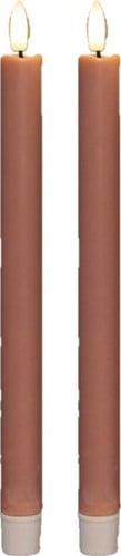 Ledkaars 3d flame candle oud roze annas collection d 2,5 h, Ophalen of Verzenden, Nieuw