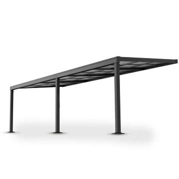 Aluminium Terrasoverkapping Jakarta - 6 x 3 m - Grijs - Schu, Tuin en Terras, Overkappingen, Verzenden, Nieuw