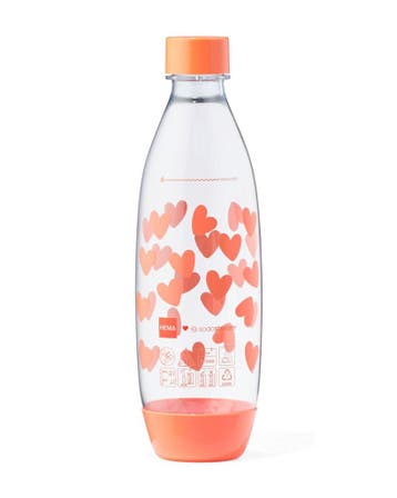 Sodastream SodaStream kunststof fles 1L hartjes koraal, Verzenden, Nieuw in verpakking