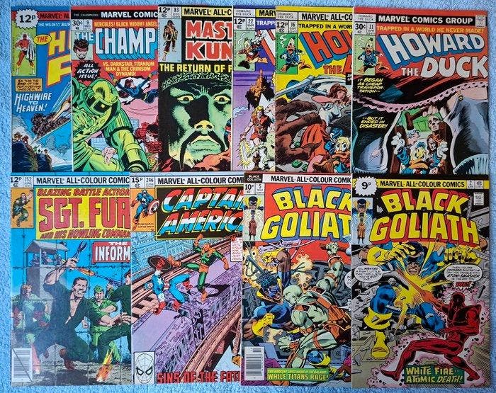 Collection of bronze-age Marvel Comics. - Black Goliath,, Boeken, Strips | Comics