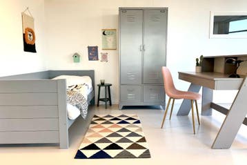 Rockwood® Bedbank Sam Grijs met  lattenbodem, Ophalen of Verzenden, Nieuw