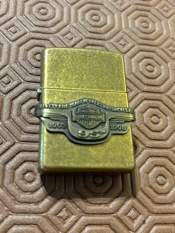 Zippo - Rare Zippo Harley Davidson 1997 Brass in Mint, Verzamelen, Nieuw