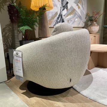 Alberta Fauteuil Bellini Creme - Henders en Hazel, Ophalen of Verzenden, Nieuw, Modern