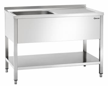 Bartscher Spoeltafel | RSV| 1 spoelbak | 120x70x85 cm, Verzenden, Nieuw in verpakking