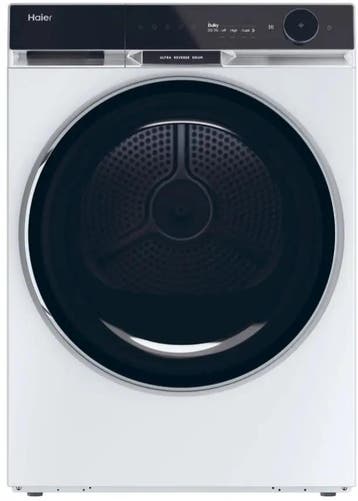 Haier HD90-A3Q397U1-S - Warmtepompdroger - 9 kg - 61 dB -, Ophalen of Verzenden, Nieuw, Voorlader, 85 tot 90 cm