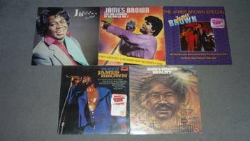James Brown - A lot of 5 records incl. 1x coloured vinyl -, Nieuw in verpakking