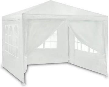 Partytent Wit 3x3m | Robuust Frame | Beste Prijs, Ophalen of Verzenden, Nieuw