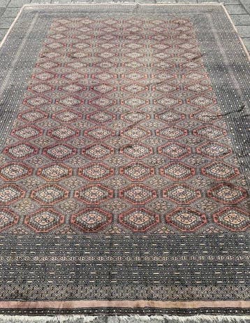 Vintage Pakistan tapijt - no reserve price - handgeknoopt -, Nieuw