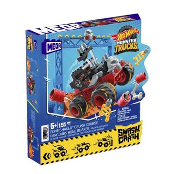 Mega Hot Wheels Monster Trucks Bone Shaker Crush Course, Verzenden, Nieuw