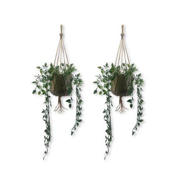 Voordeelset van 2 Plantenhangers - Jute - Kies Lengte -, Ophalen of Verzenden, Nieuw