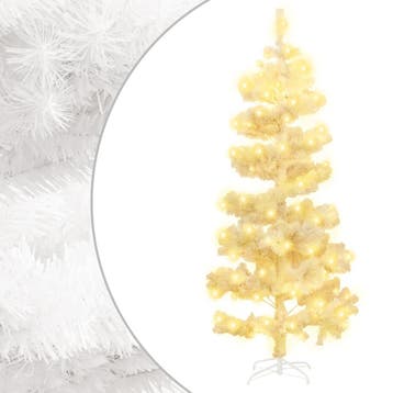 vidaXL Kunstkerstboom met verlichting en standaard 180 cm, Verzenden, Nieuw