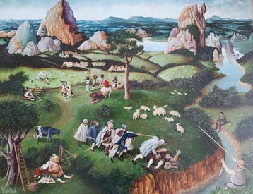 Pierre Guilla (1914-2012) - Hommage à la peinture flamande