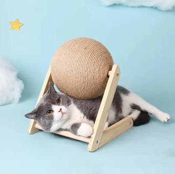 Katten Krab Bal – Sisal Touw Bal Speelgoed – Klein en Groot, Verzenden, Nieuw