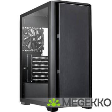 Chieftec AS-02B-TG-OP computerbehuizing Midi Tower Zwart, Computers en Software, Verzenden, Nieuw