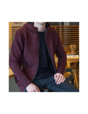 Ivanhoe vest Morel Hood Male voor heren van wol - Ruby Wi..., Verzenden, Nieuw, Rood