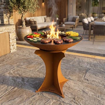 ASH Titan Plancha BBQ Cortenstaal, Verzenden, Nieuw