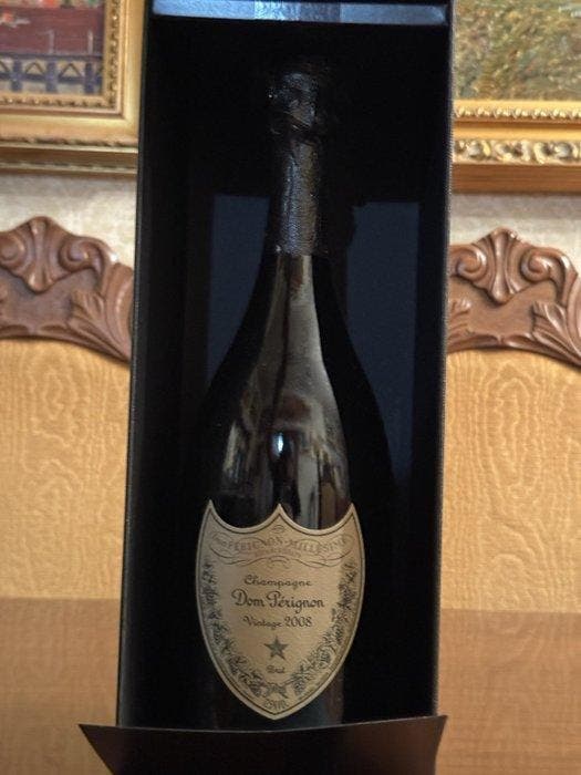 2008 Dom Pérignon - Champagne Brut - 1 Fles (0,75 liter), Verzamelen, Wijnen