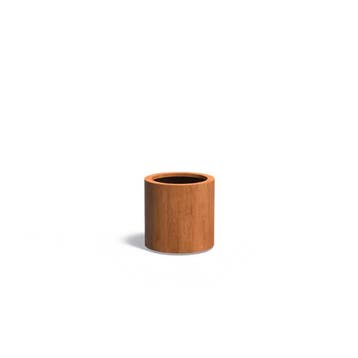 Plantenbak Cortenstaal Ø 50xH50 cm met bodem, Verzenden, Nieuw