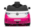 Kinderauto Roze, Volkswagen iD BUZZZ, 12V, RC, 1jr garantie, Ophalen of Verzenden, Nieuw, Afstandsbediening