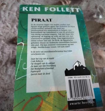 Ken Follett - Piraat - Poema Pocket, Boeken, Gelezen, Ken Follett